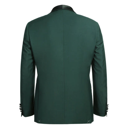 Men's Slim fit Hunter Green Shawl Tuxedo