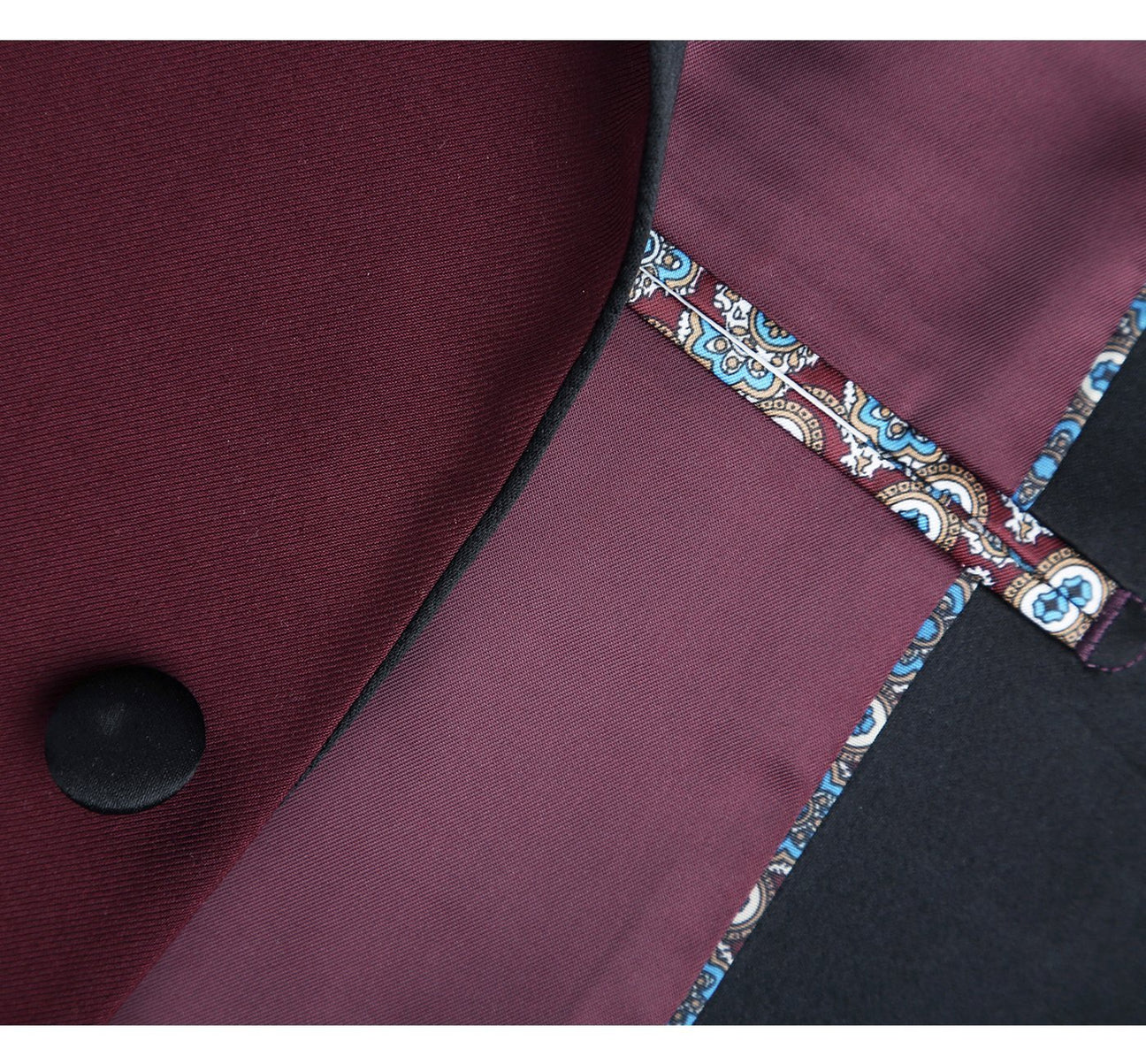 Men's Slim Fit Burgundy Shawl Tuxedo