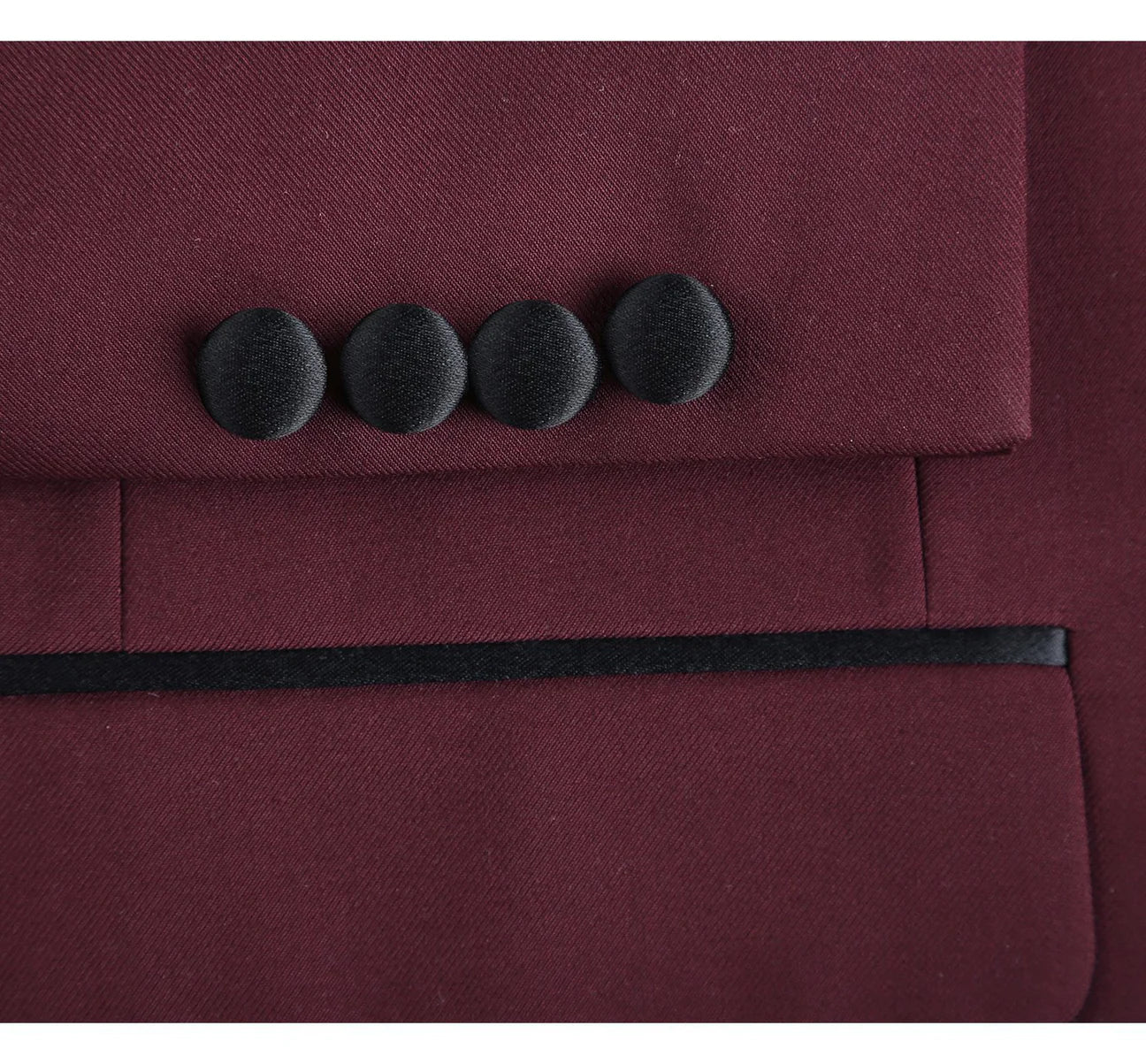 Men's Slim Fit Burgundy Shawl Tuxedo