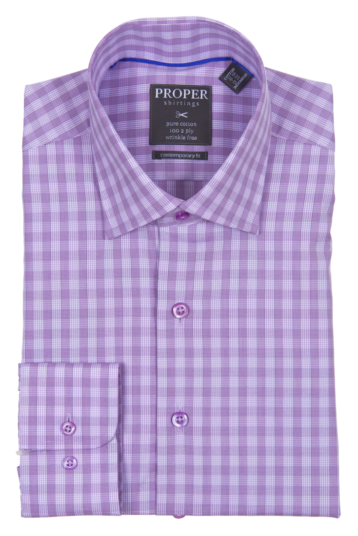 Proper Shirtings Pink Check Shirt