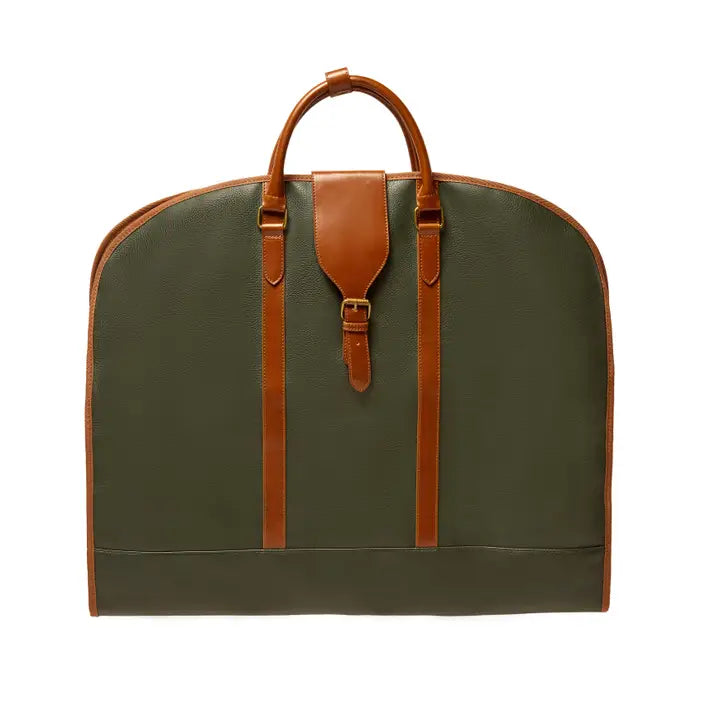 Green suit carrier bag