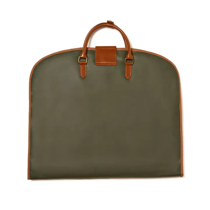 Green suit carrier bag