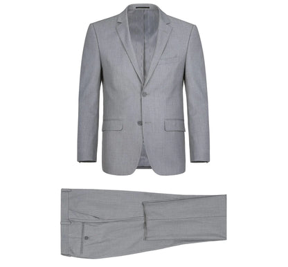 Mens Light Grey 2-Piece Suit